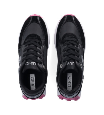 Liu Jo Sneaker in pelle nera con logo