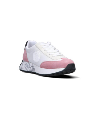 Liu Jo Leather trainers Lolo 09 white, pink - ESD Store fashion, footwear  and accessories - best brands shoes and designer shoes