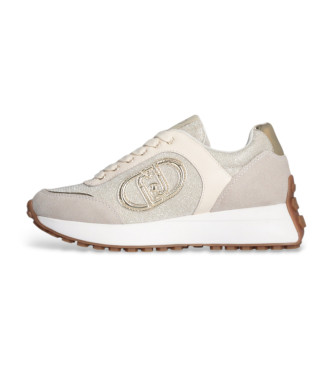 Liu Jo Leather Sneakers Lolo 17 beige