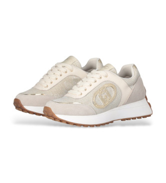 Liu Jo Leren sneakers Lolo 17 beige