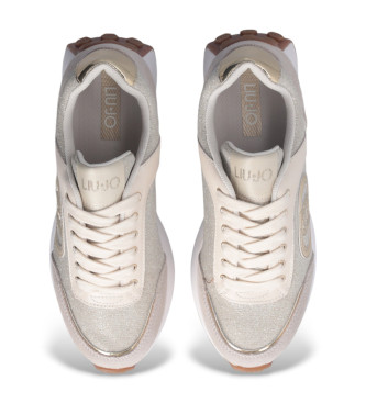 Liu Jo Leather Sneakers Lolo 17 beige