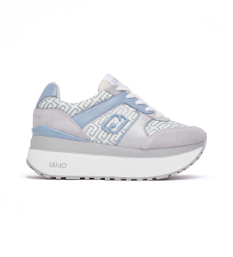 Liu Jo Sneakers Maxi Wonder Plus 02 in pelle blu