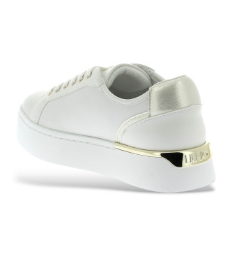 Liu Jo Jolies baskets en cuir blanc