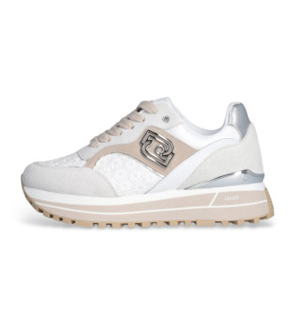 Liu Jo Platform trainers with white floral embroidery