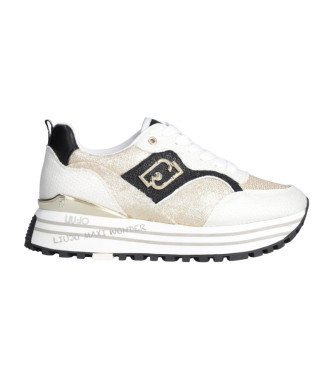 Liu Jo Sneakers Maxi Wonder 73 oro - Altezza plateau 4,5 cm