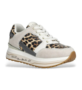 Liu Jo Sneakers Wonder Maxi 91 con stampa animalier