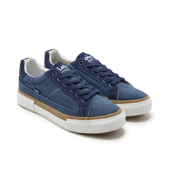 Lois Jeans Navy canvas casual trainers