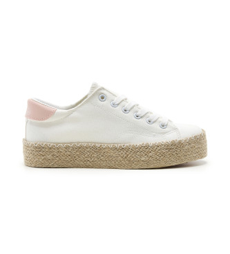 Lois Jeans Classiche sneakers in tela bianca
