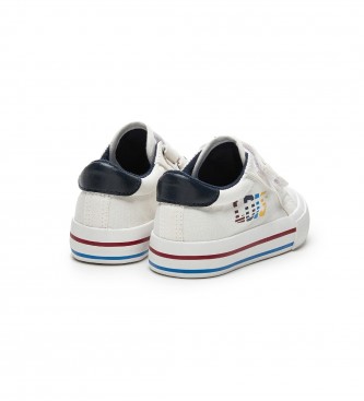 Lois Sneakers bianche in tessuto