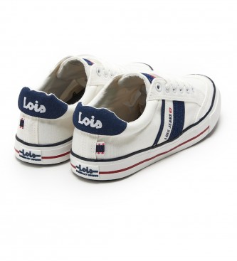 Lois Jeans Baskets en textile blanc