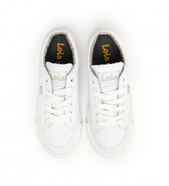 Lois White casual trainers