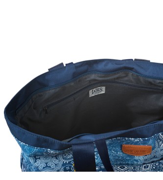 Lois Jeans Blue beach bag