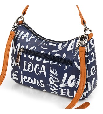 Lois Jeans Shoulder bag 316379 navy blue colour