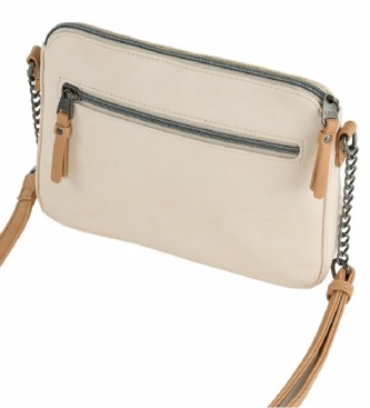 Lois Galatea shoulder bag beige, brown - 26x19x5cm