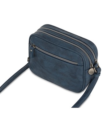 Lois Jeans Dvojna torba za čez ramo 302683 mornarsko modra barva