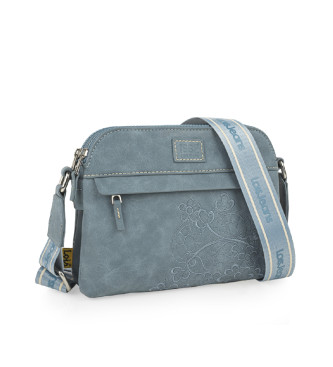 Lois Jeans Double compartment shoulder bag 319983 denim blue