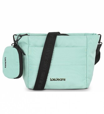 Lois Jeans 314672 water green shoulder bag -30x18x12cm