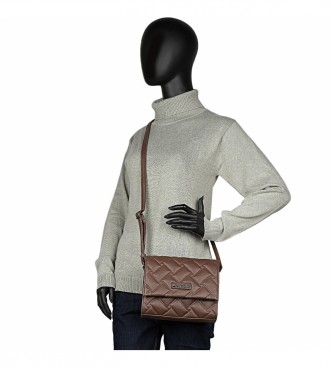 Lois Jeans LOIS shoulder bag 316885 dark brown colour