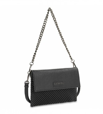Lois Women's shoulder bag LOIS interchangeable handles 311766 black colour