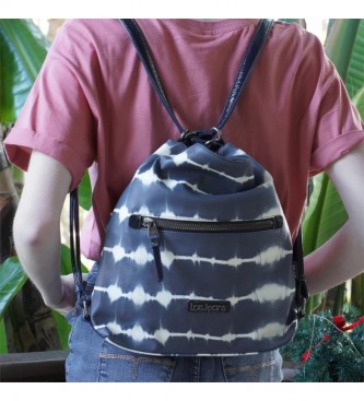 Lois Multifunction Shoulder Bag and Backpack 310871 blue -28x32x5,5cm