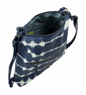 Lois Multifunction Shoulder Bag and Backpack 310871 blue -28x32x5,5cm