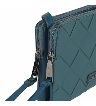 Lois Jeans LOIS Shoulder Bag with Matching Purse 311683 colour blue