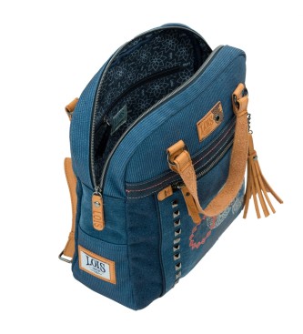 Lois Jeans Rucksack Tasche 310524 Farbe blau