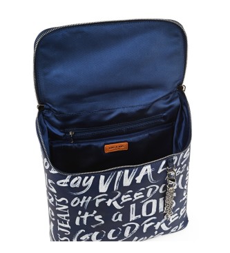 Lois Jeans Backpack bag 316399 navy blue colour