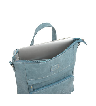 Lois Jeans 319999 blue denim backpack bag
