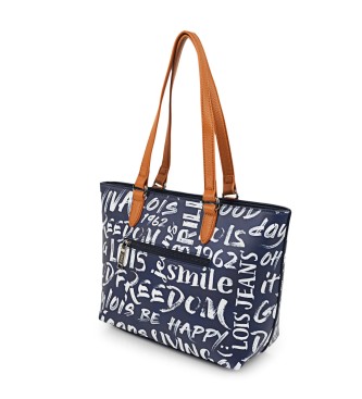Lois Jeans Shopper bag 316381 navy blue colour