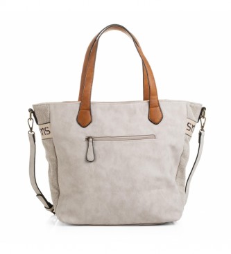 Lois Jeans Bolso Tipo Shopping Lois Columbus Color Beige -33X46X13-
