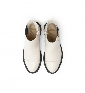 Lois Bottines chelsea blanches