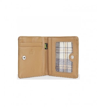 Lois Leather wallet 202044 Camel -10x8,7cm