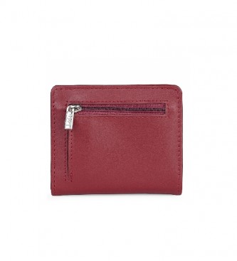 Lois Leather wallet 202044 Red -10x8,7cm