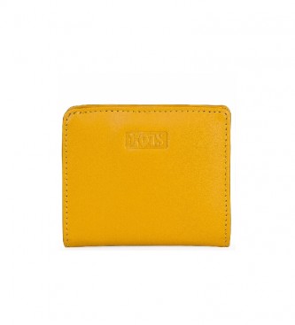 Lois Leather wallet 202044 Yellow -10x8,7cm