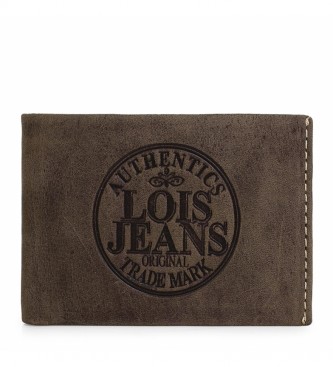 Lois Leather wallet 12301 brown -11,5x9cm
