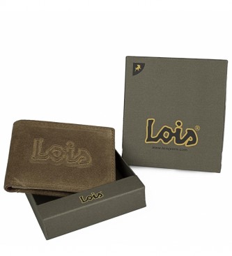 Lois Jeans Leather wallet 201201 camel -11,5x9cm