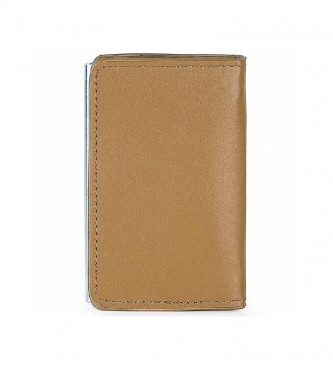 Lois Leather card holder 202052 Brown -10,5x6,5x1,5cm