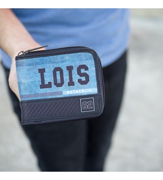 Lois Jeans Zip wallet 206409 colour blue