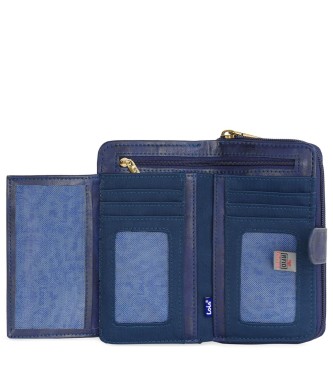 Lois Jeans Wallet printed with embroidery 304416 navy