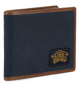 Lois Jeans Leather wallet 203811 navy -11x8,5x1,5 cm