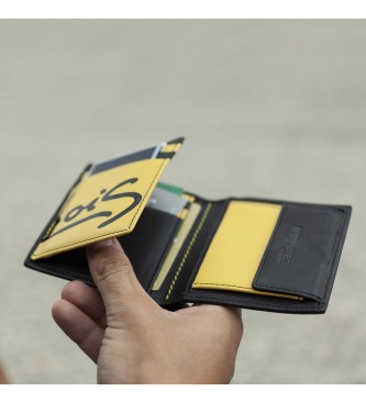Lois Jeans Brieftasche 205520 schwarz-gelb