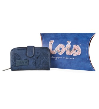 Lois Jeans Portafoglio portamonete 302616 blu navy