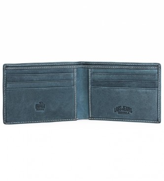 Lois Leather wallet purse wallet 201508 blue -11x8,5 cm
