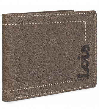 Lois Jeans Leather wallet purse wallet 201508 brown -11x8,5 cm