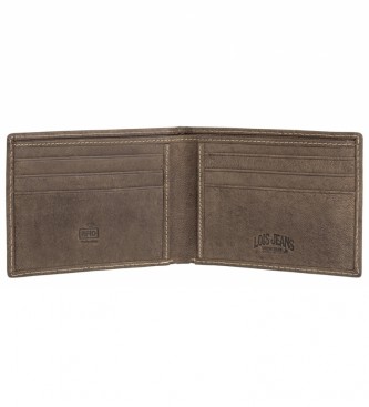 Lois Jeans Leather wallet purse wallet 201508 brown -11x8,5 cm