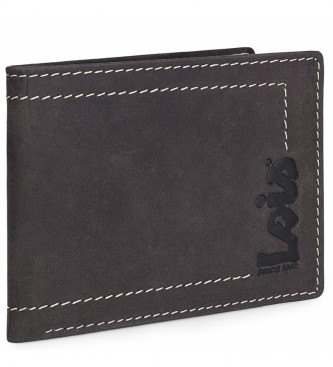 Lois Porte-monnaie en cuir 201508 brun foncé -11x8,5 cm