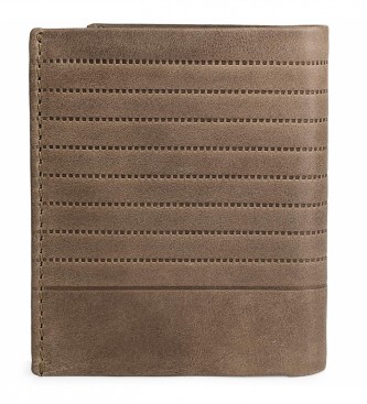 Lois Jeans Leather wallet with inside wallet and RFID protection LOIS 202220 colour camel