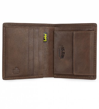 Lois Jeans Skórzany portfel z portmonetką LOIS RFID 201406 kolor skóry