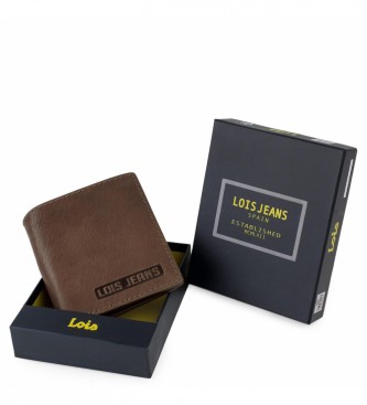 Lois Jeans Leather Wallet with Coin Wallet LOIS RFID 201406 leather colour